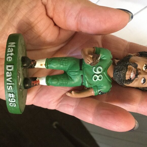 Set of 5 Saskatchewan Roughrider gift with purchase bobble heads excellent shape - Picture 8 of 8